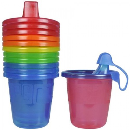 THE FIRST YEARS Take & Toss 7oz Spill Proof Cups (6pk)